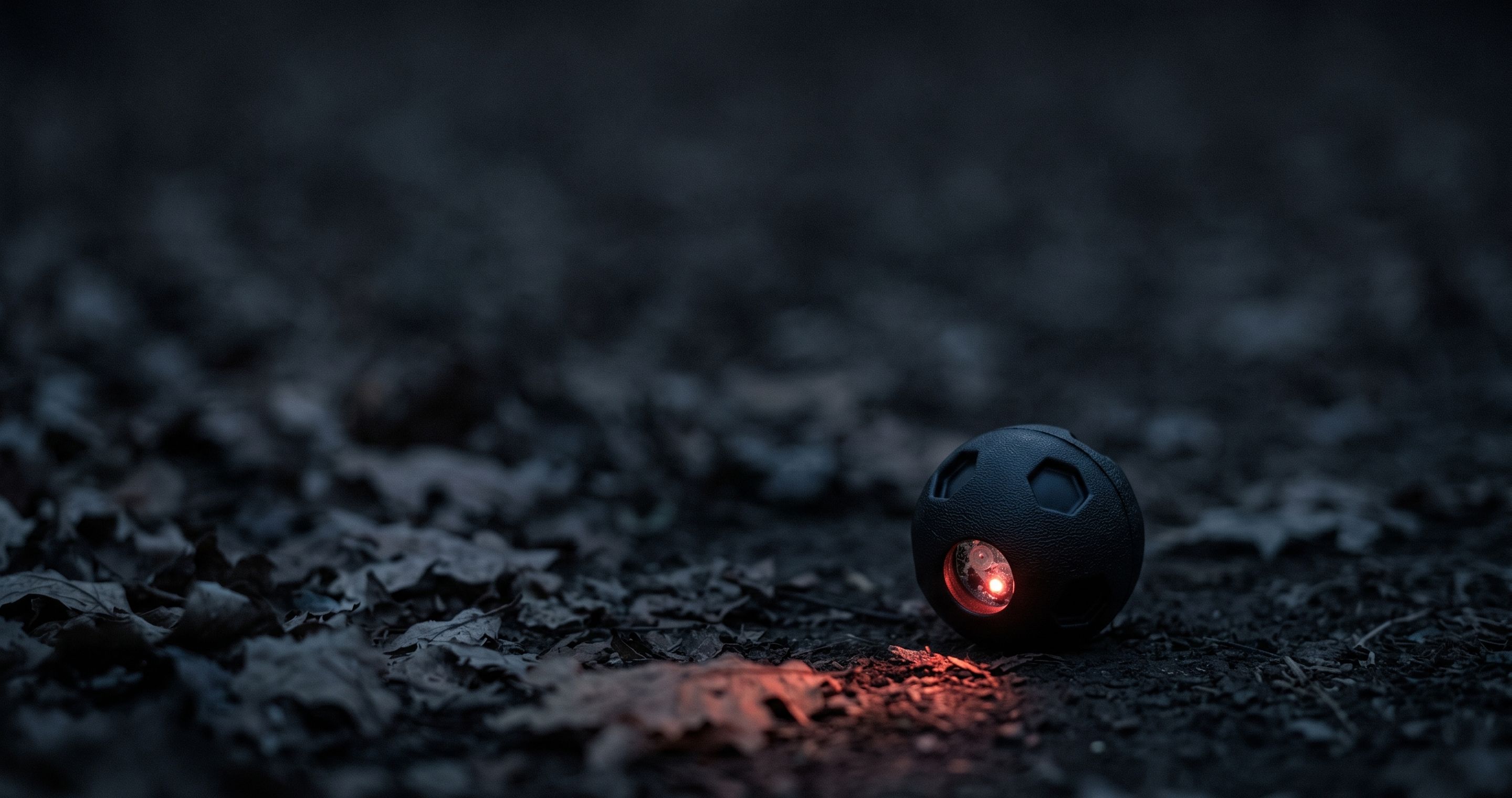 A BRX smart grenade in hill mode, lit