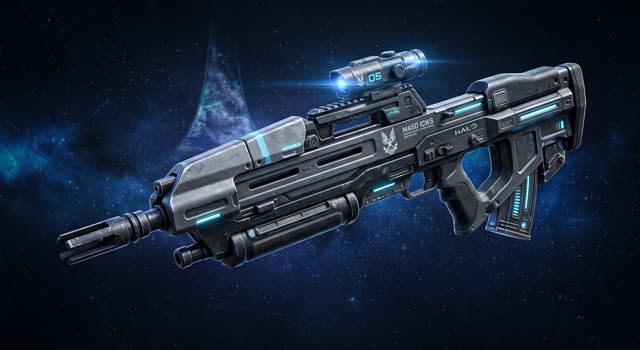 Assault Rifle, an Open BRX Assault-class weapon