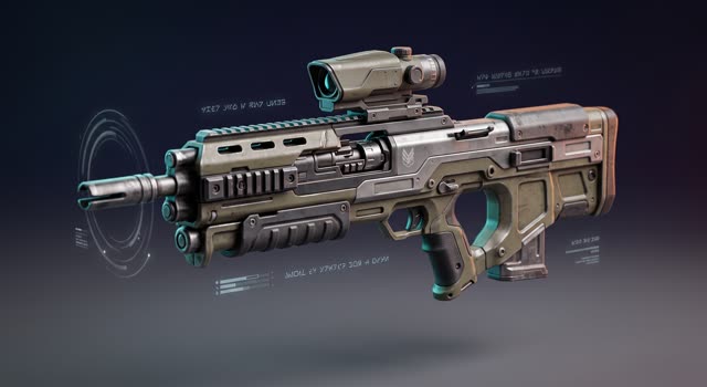 Burst Rifle, an Open BRX Assault-class weapon
