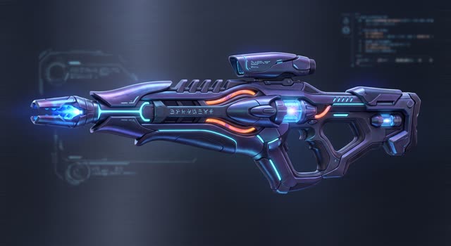 Energy Rifle, an Open BRX Assault-class weapon